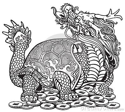 Chinese Turtle Tattoo, Viet Tattoo, Flesh Art, Feng Shui Animals, Tortoise Tattoo, Lion Dragon, Mandala Colouring, Dragon Turtle, Chinese Tattoo