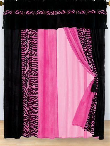 Zebra Print Bathroom, Zebra Print Bedroom, Zebra Bedroom, Zebra Room, Zebra Decor, Black Bedroom Decor, Hot Pink Zebra, Pink Room, Room Makeover Inspiration