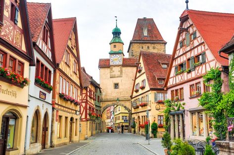 Romantic Road, Rothenburg Ob Der Tauber, Destination Voyage, Andalusia, Unesco World Heritage, Small Towns, Budapest, Old Town, The Good Place