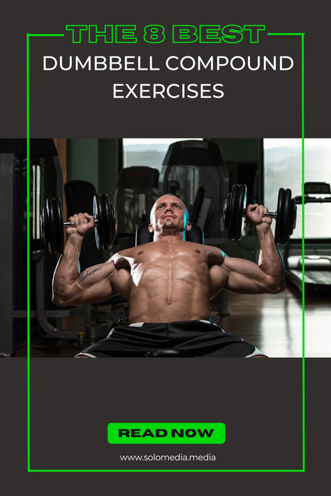 Transform your fitness routine with these 8 powerhouse dumbbell compound exercises designed to boost strength and muscle size! 🚀💪 Whether you're a beginner or an experienced lifter, these compound movements will take your workouts to the next level. Read now to power up your workouts and unlock your full potential! Compound Exercises Full Body Workout Routines, Compound Exercises With Dumbbells, Exercises For Strength, Compound Movements, Dumbbell Exercises, Full Body Workout Routine, Compound Exercises, Get Stronger, Dumbbell Set