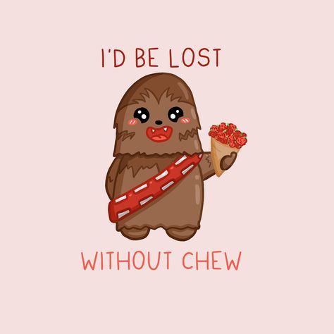 Starwars Valentines Ideas, Star Wars Puns For Boyfriend, Valentines Gift For Boyfriend Star Wars, Star Wars Valentines Wallpaper, Star Wars Painting For Boyfriend, Star Wars Cute Art, Star Wars Love Quotes For Him, Star Wars Thanksgiving, Star Wars Anniversary Card