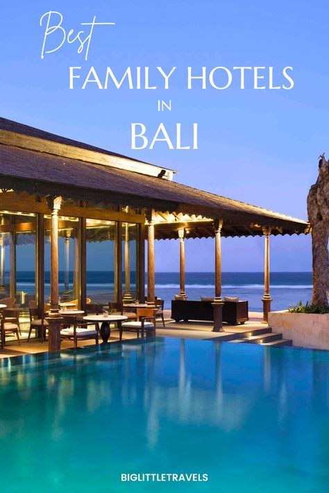 A beautiful, luxury resort in Bali with an inviting pool, perfect for an affordable family vacation with kids. Where To Stay In Bali, Family Trip To Bali, Bali Indonesia Hotels, North Bali Itinerary, Bali With Kids, Mulia Resort Bali, Hotels In Bali, Resorts For Kids, Bali Holiday