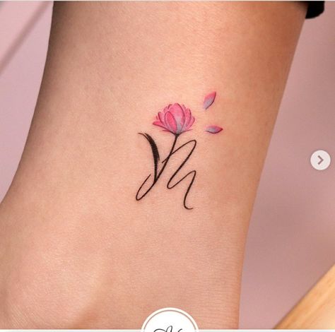 Watercolor Tattoo Sleeve, V Tattoo, Love Yourself Tattoo, Infinity Tattoo Designs, Tulip Tattoo, Lavender Tattoo, Birthday Tattoo, Small Pretty Tattoos, Infinity Tattoos