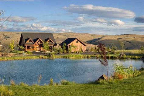 Big Pond, Cabin On Pond, Fishing Pond, Backyard Fishing Pond, Cabin On A Pond, Farm Pond Landscaping Country Life, Manmade Pond, Farm In The Front Lake In The Back, Large Man Made Pond