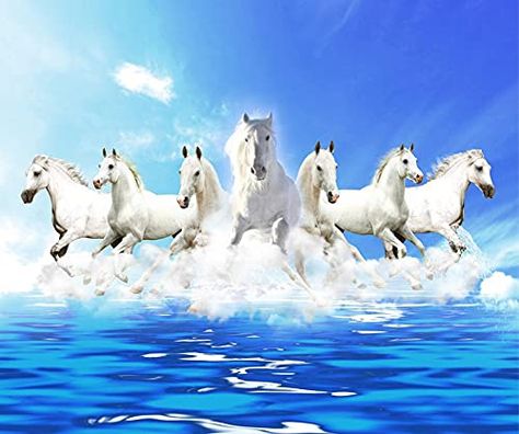 HappyWalls 7 Horses Vastu Wallpaper for Wall (Non-Woven, 6ft x 6ft) : Amazon.in: Home Improvement 7 Hours Running Wallpaper, 7horses Wallpaper Hd, Seven Horses Wallpaper Hd, 7horses Wallpaper, 7 Horses Running Painting Vastu Hd, Seven Horses Painting Vastu, 7 Horses Running Painting Vastu, Running Horse Wallpaper, Running Horse Wallpaper For Phone