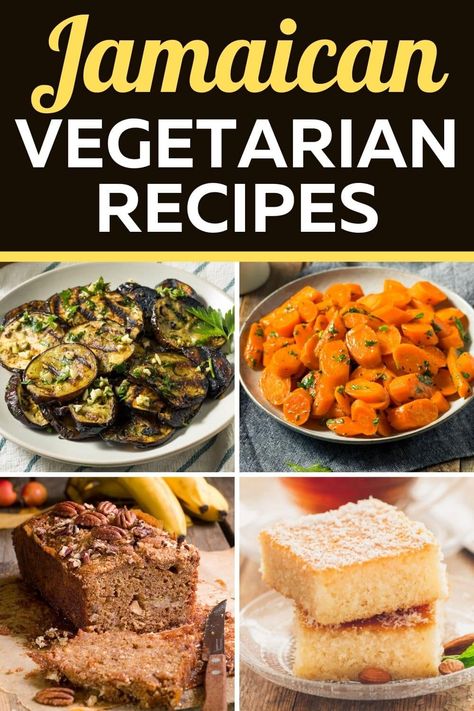 Get a taste of the islands with these Jamaican vegetarian recipes. From callaloo to banana bread to chickpea curry, these easy dishes will transport you to Jamaica. Island Vegetable Recipes, Carribean Vegetable Recipes, Caribbean Vegetables Side Dishes, Ital Food Jamaican, Rastafarian Food, Jamaican Meals, Lean Program, Recipes Jamaican, Ital Food