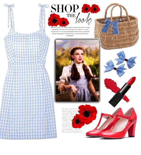 Easy Dorothy Costume Diy, Dorthy Costume Women Diy, Dorothy Halloween Costume Diy, Dorothy Diy Costume, Dorothy Inspired Outfit, Diy Dorthy Costumes, Diy Dorothy Costume For Women, Dorthy Costume Women, Diy Dorthy Costume