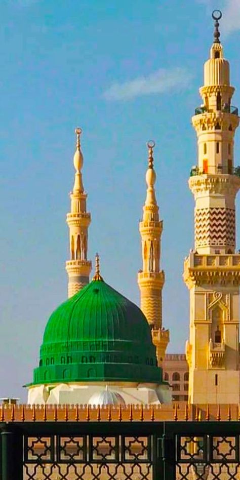 Mecca Madina Hd Photos, Madina Sharif Beautiful Pic, Medina Wallpaper, Madina Shareef, Madina Sharif, Green Dome, Makkah Madina, Medina Mosque, Full Hd Photo