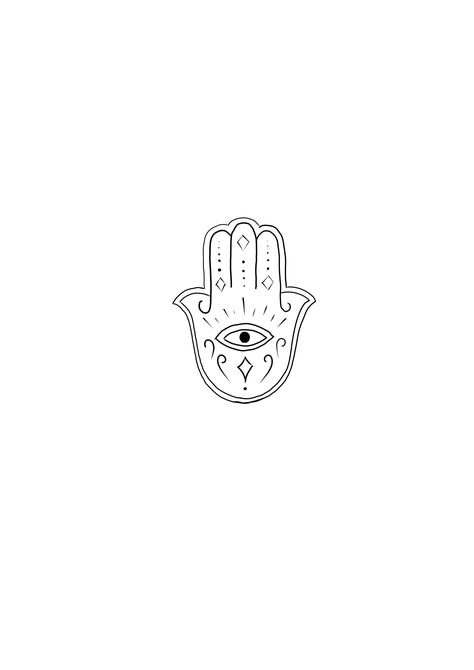 Hamsa Hand Minimalist Tattoo, Hamsa Finger Tattoos For Women, Hamsa Fine Line Tattoo, Fatima Hand Tattoo Design, Mini Hamsa Tattoo, Turkey Eye Tattoo, Hamsa Small Tattoo, Minimalist Hamsa Tattoo, Hamsa Tattoo Simple