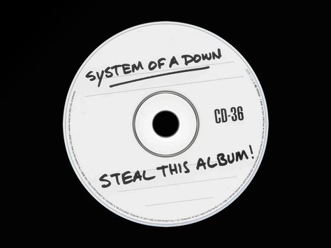 System Of A Down Album Covers, System Of A Down Album Cover, Soad System Of A Down Tattoo, System Of A Down Pfp, System Of A Down Poster, System Of A Down Wallpapers, Cd Png, Steal This Album, Paris Train