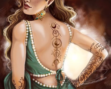 🇨🇦 Micheline Ryckman 🇨🇦 on Instagram: “🙌 FEYRE! 🙌 . It felt like I fell into a bit of a slump artistically a couple weeks ago... Everything felt like a slog and a struggle, but…” Feyre Tattoo, Acotar Art, Lady Tattoo, Girls Drawing, Feyre Archeron, Bookish Tattoos, Bookish Art, Feyre And Rhysand, Acotar Series