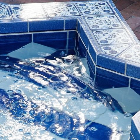 Mark D. Sikes Interiors on Instagram: "A close-up view captures the intricate blue and white Portuguese tiles adorning this outdoor fountain. We believe balancing consideration for both interior and exterior spaces is important.

Photography by @amyneunsinger
#markdsikesinteriors #markdsdesk #markdsikes #mdsinteriors #celebratebeauty #mdsblueandwhiteⓂ️" Mark D Sikes Interiors, Mark D Sikes, Portuguese Tiles, Outdoor Fountain, Instagram A, Interior And Exterior, Close Up, Blue And White, Exterior