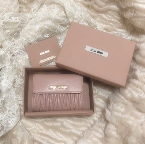 Miu Miu Purse, French Girly, Egg Shell Art, Birthday Goals, Dream List, Money Holder, Money Holders, Luxury Card, Miu Miu Wallet