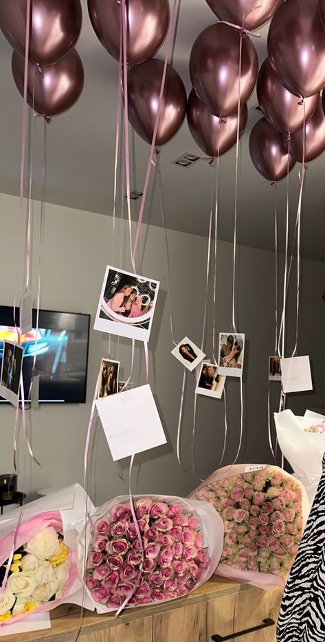 18th Birthday Wishlist, 17. Geburtstag, Surprise Birthday Decorations, 18th Birthday Party Themes, Birthday Room Decorations, Birthday Goals, Simple Birthday Decorations, Cute Birthday Ideas, Birthday Dinner Party