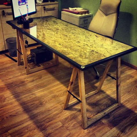 wood office table osb Osb Table, Osb Furniture, Osb Wood, Home Office Furniture Design, Craft Studios, Coffee Study, Plywood Projects, Plywood Table, Office Furniture Design