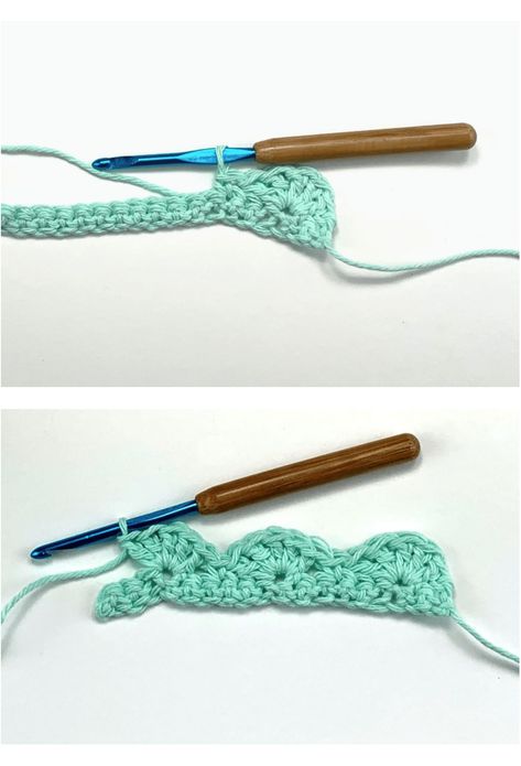 Step by Step tutorial for shell crochet stitch, including beautiful variations of the scalloped stitch used for edging. Shell Crochet Stitch Tutorials, Crochet Scalopped Edge, Crochet Scallop Border Free Pattern, How To Crochet Scalloped Edge, Crochet Scollop Edge, Crochet Shell Border Scalloped Edge, Scallop Crochet Stitch, Crochet Scalloped Edge Pattern, Scallop Stitch Crochet