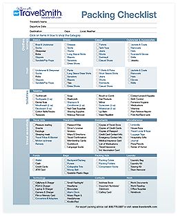 Best packing list ever: http://www.travelsmith.com/travelcenter/wp-content/uploads/2015/01/PackingChecklist_2015.pdf Packing List Template, Printable Packing List, Travel Packing Checklist, Packing Hacks, Travel Size Toiletries, Packing List For Vacation, Packing Checklist, Checklist Template, Router Table