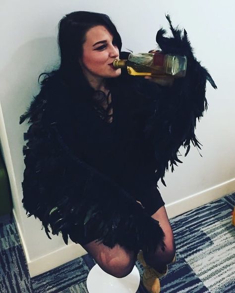 "Made the wings myself, and I somehow managed to hang onto that bottle of tequila all night."—leahb472 Party Themes College, Tequila Mockingbird, Halloween Costumes Women Creative, College Halloween Costumes, Punny Halloween Costumes, Clever Costumes, Best Couples Costumes, Clever Halloween, Clever Halloween Costumes