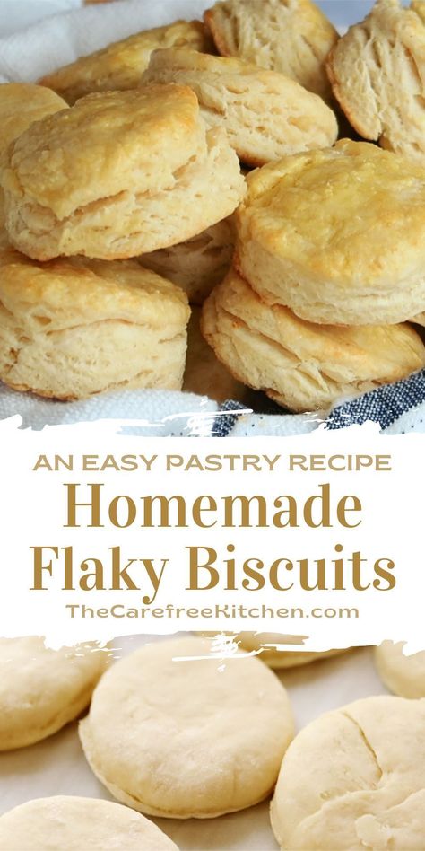 Fluffy Buttery Biscuits, Easy Bake Goods Recipes, Easy Breakfast Biscuits Simple, Flaky Biscuits Recipes, Homemade Grands Biscuits, Easy Recipe For Biscuits, Baking Recipes With Yeast, Homemade Breakfast Buiscits Recipes, Homemade Flakey Biscuits