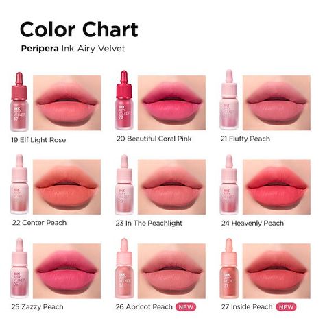 Peach Makeup Products, Cartoon Coral, Ink Airy Velvet, Korean Lip Tint, How To Wear Makeup, Velvet Lip Tint, Alat Makeup, Peach Makeup, Lip Scrub Diy