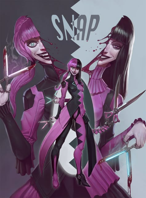 ArtStation - Bifid Lizzie/Beth, Matias Tapia Female Villains, Villain Character, Fantasy Inspiration, Female Character Design, Character Portraits, Fantasy Character Design, Cute Cartoon Wallpapers, Character Design Inspiration, Character Concept