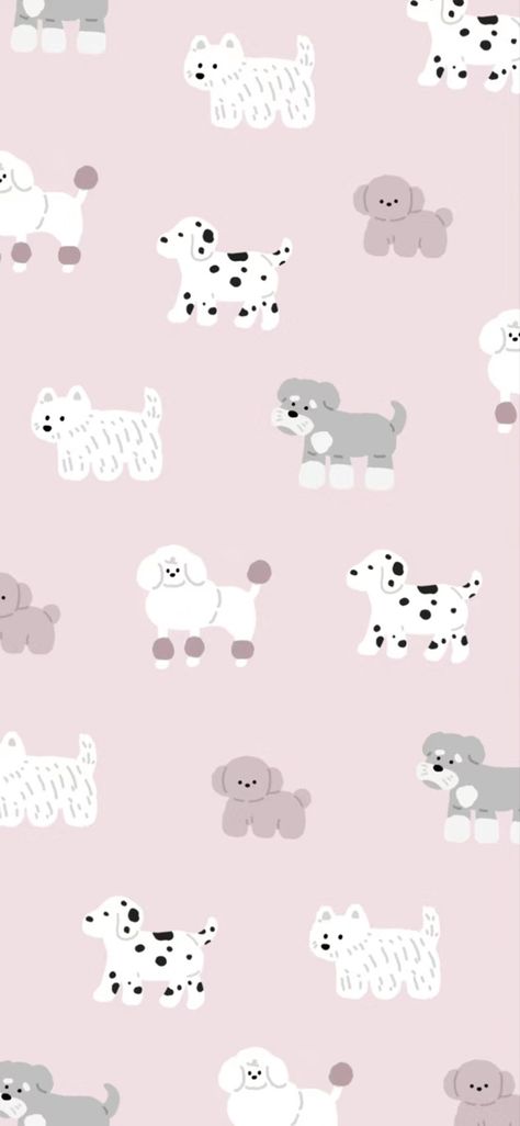 Puppy Wallpaper Aesthetic, Pink Dog Wallpaper, Phone Wallpaper Homescreen, Phone Aesthetic Homescreen, Android Phone Aesthetic, Lockscreen Layout, Aesthetic Homescreen, Wallpaper Homescreen, Puppy Wallpaper