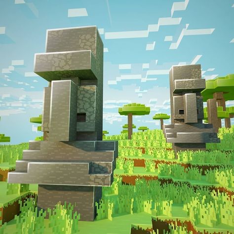 Villager Statue, Minecraft Villagers, Minecraft Statue, Statue Ideas, Minecraft Statues, Minecraft Images, Minecraft Structures, Bangunan Minecraft, Easy Minecraft Houses