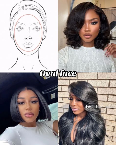 Oval Head Hairstyles Black Women, Best Hairstyles For Oval Face Shape Black Women, Oval Face Shapes Hairstyles, Oval Face Black Women, Oval Head Hairstyles, Oval Face Shape Haircut, Oval Shaped Face Hairstyles, Oval Shape Face Hairstyles, Hairstyles For Oblong Face Shape