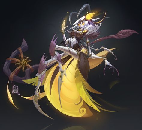 ArtStation - Fireflies Queen Insect Queen Art, Firefly Character Design, Bug Character Design, Bug Character, Bug People, Firefly Fairy, Monsters Design, Anthropomorphic Animals, Goblin Art