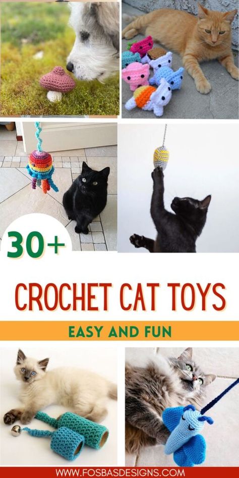 Crochet Mouse Cat Toy, Stuffy Toys, Pet Crochet, Ferrets Care, Crochet Cat Bed, Crochet Pet, Crochet Cat Toys, Crochet Bloggers, Homemade Cat Toys