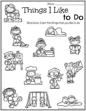 Preschool Worksheets All About Me Theme - Things I Like to Do #preschoolactivities #planningplaytime #backtoschool #preschoolworksheets All About Me Social Studies Activities Preschool, All About Me Activity Preschool, All About Me Preschool Activities Ideas, Preschool All About Me Activities Lesson Plans, All About Me 1st Grade Activities, This Is Me Preschool All About Me, All About Me Preschool Theme Printable, Things I Like To Do Worksheet, Prek All About Me Worksheet