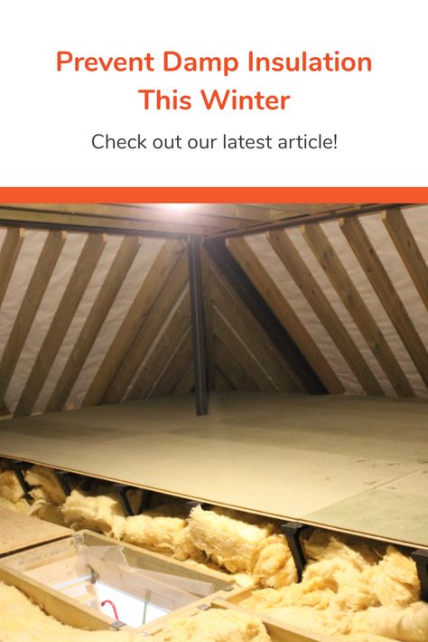 With the temperatures dropping, the chance of a damp loft increases. Find out what can cause and how to prevent damp loft insulation in our recent article so that you can keep your loft insulation well-protected for it to work as intended this winter. #homeimprovement #homeinspo #storageideas #storage #loft #loftideas #home Man Cave Loft, Loft Boards, Loft Floor, Loft Windows, Installing Insulation, Loft Insulation, Attic Insulation, Air Ventilation, Loft Ladder