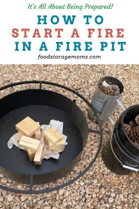 How To Start A Fire In A Fire Pit - Food Storage Moms Fire Pit Food, Vintage Skills, Traditional Homemaking, Take For Granted, Start A Fire, Emergency Prepping, Water Storage, Taken For Granted, Fire Starters