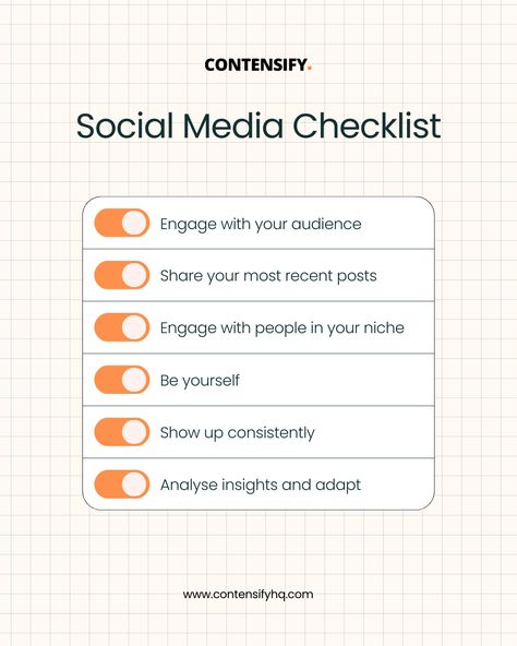 About Me Social Media Post, Social Media Management Post Ideas, Checklist Instagram Post, B2b Social Media Posts, Checklist Social Media Post, Social Media Digital Marketing Posts, Social Media Marketing Posts Ideas, Marketing Strategy Social Media Tips, Ig Bio Ideas