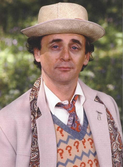 Seventh Doctor, Best Sci Fi Shows, Sylvester Mccoy, Classic Doctor Who, Sci Fi Shows, The First Americans, Bruce Willis, Line Shopping, Top Sweater