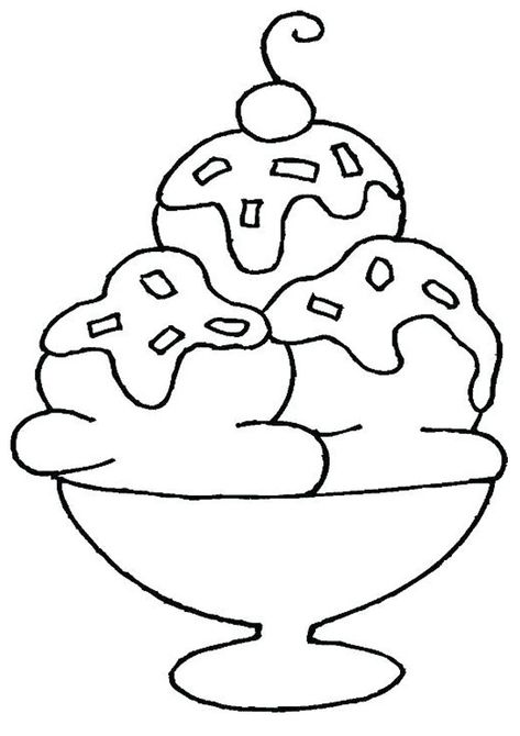 Ice Cream Coloring, Ice Cream Coloring Pages, Summer Coloring Pages, Truck Coloring Pages, Coloring Sheets For Kids, Coloring Page Ideas, Easy Coloring Pages, Animal Coloring, An Ice Cream