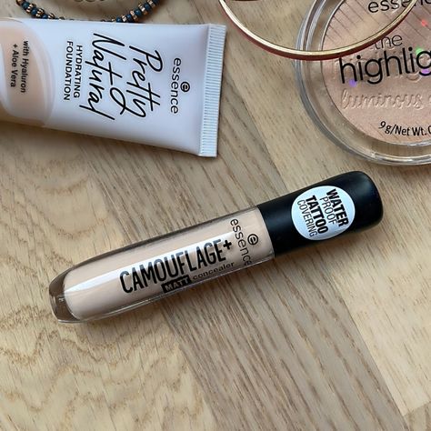 Essence Camouflage + Matt Concealer 20 Light Ivory - Beauty by Miss L Essence Concealer, Camouflage Concealer, Essence Makeup, Essence Cosmetics, Affordable Makeup, Light Ivory, Glowy Makeup, Body Makeup, Makeup Products