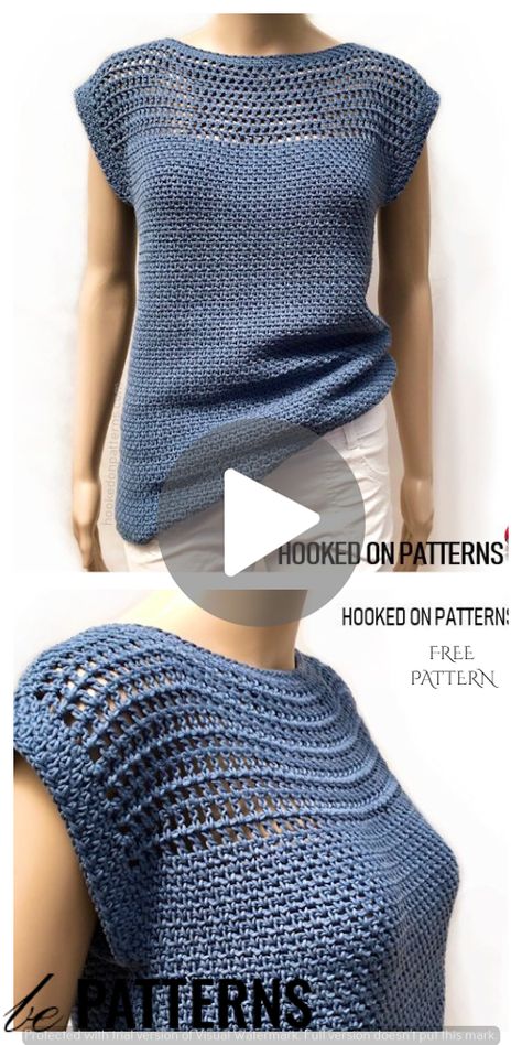 Crochet Magic: Whimsical Patterns for Playful Projects Crochet Cocoon, Crochet Sweater Pattern Free, Easy Crochet Stitches, Crochet Ladies Tops, Clothes Crochet, Crochet Tops Free Patterns, Aesthetic Crochet, Crochet Clothes For Women, Crochet Summer Tops