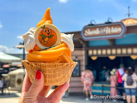 We’re Trying 12 NEW Snacks at Disney Springs — Which Is the BEST?! Disney Springs Food, Unique Ice Cream Flavors, Orlando Florida Disney, Spring Snacks, Florida Disney, Waffle Bowl, Disney Florida, Spring Treats, Disney World Food