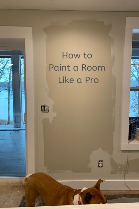 Tips To Painting A Room, Painting Your Home Interior Ideas, Quickly Paint A Room, Painting Entire House Interior, How To Paint Your Bedroom Walls, Painting A Room Tips, Easy Ways To Paint A Room, How To Paint Open Floor Plan Accent Walls, Diy House Paint Interior