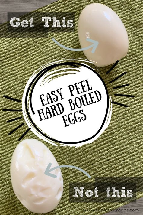 Use this tutorial to make Easy Peel Hardboiled Eggs. The peel comes off so easy every time, no more standing at the kitchen sink peeling eggs, just perfectly peeled eggs every time!  #snacks #hardboiledeggs #eggs #easy No Peel Hard Boiled Eggs, How To Boil Eggs So They Peel Easy, Egg Peeling Hack, How To Hard Boil Eggs Easy Peel, Best Way To Boil Eggs To Peel Easy, Perfect Hard Boiled Eggs Easy Peel, Best Way To Hard Boil Eggs Easy Peel, Boiling Fresh Eggs To Peel, Perfect Boiled Eggs Easy Peel