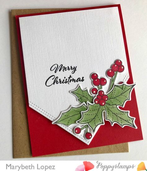 Christmas Card Paper Crafts, Craft Paper Christmas Cards, Christmas Cards Mistletoe, Christmas Card Gift Ideas, Mistletoe Cards Christmas, Christmas Cards Markers, Mistletoe Christmas Card, Christmas Homemade Cards Ideas, X Mas Cards Diy