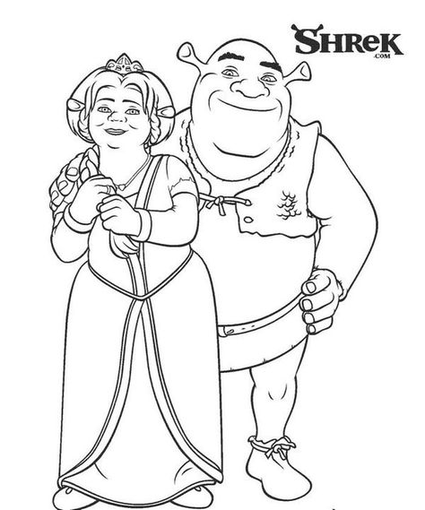 Shrek And Fiona Coloring Pages, from Movies Coloring Pages blogs #coloring #coloringpages #printable Shrek Coloring Pages, Wedding Coloring Pages, Lego Coloring, Lego Coloring Pages, 9 Film, Princess Fiona, Princess Coloring Pages, Disney Colors, Online Coloring Pages