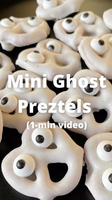 Miss Annie’s Home + Kitchen on Instagram: "This sPoOkY ghost pretzels are just so cute! #missannieshomeandkitchen #missannie #easyfamilymeals #icandohardthings #strongereveryday #easyrecipes #foodblogger #southerncookingvideos #recipes #cooking #missanniesrecipes #halloweentreats #halloween" Pretzel Ghosts, Ghost Pretzels, Halloween Pretzels, Easy Halloween Snacks, Halloween Snacks For Kids, Kids Halloween Food, Halloween Breakfast, Spooky Snacks, Birthday Party Snacks