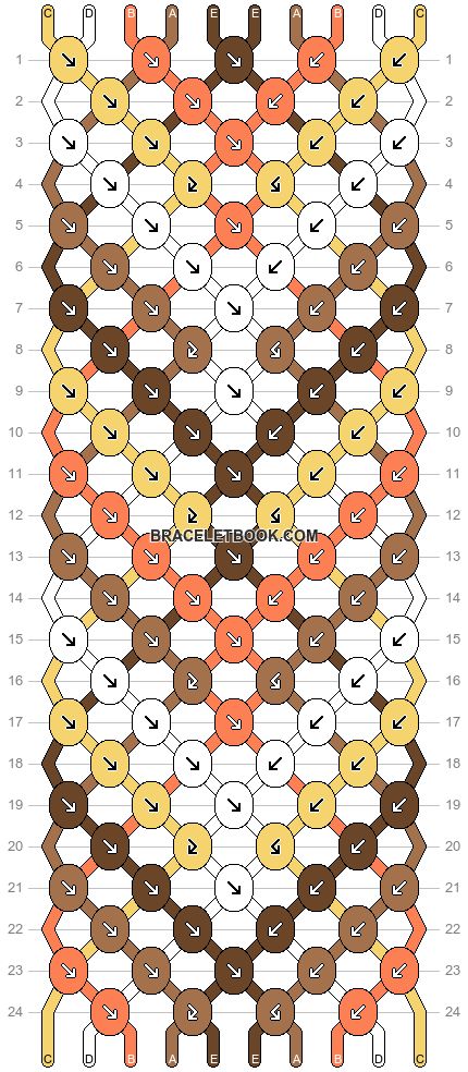 Autumn Bracelet Pattern, Fall Friendship Bracelets Patterns, Fall Bracelet Patterns, Bracelet Stuff, Friendship Bracelet Patterns Easy, Cute Friendship Bracelets, Autumn Bracelet, Friendship Bracelet Patterns, New Hobbies