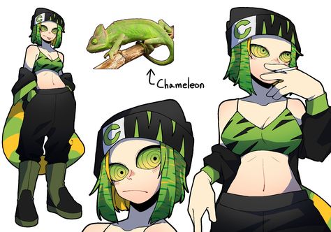 Chameleon Character, Monster Museum, Love Character Design, Love Character, Werewolf Art, Character Design Ideas, Monster Girl, Digimon, Character Ideas