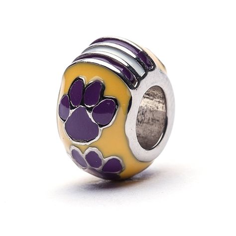 Louisiana State University Charm Tigers - CE127RL802B - Shop, Bracelets, Charms & Charm Bracelets  #Bracelets #Braceletsforwomen #jewelry #designer #fashionwomen #Charms & Charm Bracelets Lsu Jewelry, Michigan Jewelry, Lsu Game, Tiger Jewelry, Tiger Paw, Lsu Football, Bracelets Charms, Louisiana State University, Louisiana State