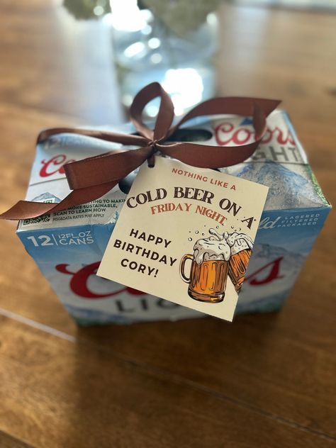 Easy instant download and editable in Canva. Attach to a gift for your favorite beer lover! Beer Gift, Happy Birthday Gift, Birthday Gift Tags, Bf Gifts, Beer Party, Christmas Gifts For Him, Happy Birthday Gifts, Cold Beer, Beer Gifts