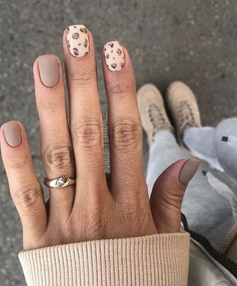 Pattern Nails, Nagellack Trends, Cute Short Nails, Nails Art Ideas, Short Nails Art, Leopard Nails, Snakeskin Pattern, Cute Gel Nails, Animal Print Nails