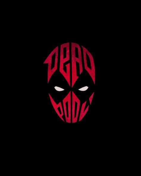 Deadpool 3 Logo, Simple Deadpool Tattoo, Cartoon Marvel Characters Art, Deadpool Black And White, Deadpool Tattoo Design, Deadpool Tattoo Ideas, Deadpool Comic Art, Deadpool Logo Wallpaper, Deadpool Anime